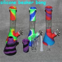 hookahs Silicone Bongs hand pipe smoking water pipes beaker ...