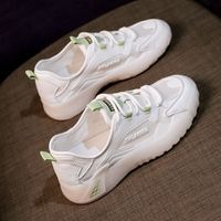 Moda Kadın Tenis Ayakkabı Nefes Örgü Çorap Ayakkabı Yaz Kadın Sneakers Beyaz Flats Slip-On Rahat Spor Gym Ayakkabı Oymak 2020