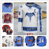 Costume Vintage 17 Ilya Kovalchuk Atlanta Thrashers Hockey Jerseys 15 Dany Heatley 39 Tobias Entrom 16 Marian Hossa Ice Jersey Tamanho S-XXXL