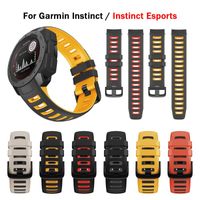 Watch Bands Strap For Garmin Instinct Watchband Sports Silicone Replacement Wristband Soft Bracelet Esports Accessories
