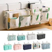 Bedding Sets Bedside Caddy Bunk Bed Hanging Organizer Pocket With Metal Hooks Baby Stroller Storage Bag Shelf Basket For Dormitory