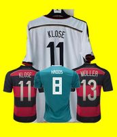 Retro clásico Alemania 2014 2018 Jerseys de fútbol Hogar lejos Klose Podolski Kroos Gotze Lahm Schweinsteiger 3 4 estrellas 14 18 Camisa de fútbol