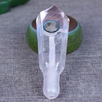 Powder Smelting Stone Round Mouth Crystal Pipe Suction Hexagonal Prism Foreign Direct Sales from Manufacturers in the East China Sea