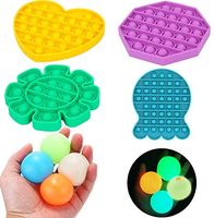 Push Pop Bubble Fidget Giocattoli sensoriali Set 8 pack