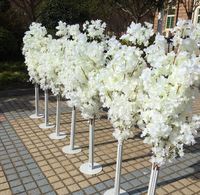 2021 Dekoracja 5 stóp wysoki 10 sztuk / partia SLIK Sztuczne wiśniowe kwiaty drzewo Roman Column Droga prowadzi do Wedding Party Mall Otwarte rekwizyty