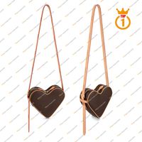 Senhoras Moda Casual Designer Jogo em Coeur Ombro Bag Corpo Cruz de Alta Qualidade 5A Top M57456 Amor Crossbody Bags Messenger Bagss