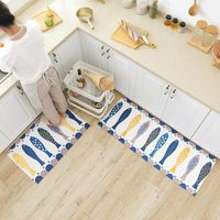 Подушка / декоративная подушка 2021 мода печать кухонный коврик набор ванной дверной прямоугольник не скользящий водопоглощающий простой дом