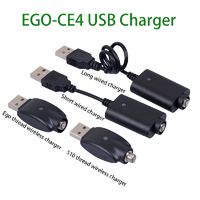 EGO-CE4 USB Şarj Elektronik Sigara Kablosuz Şarj Kablosu 510 Ego Evod Büküm Vizyon Spinner 2 3 Mini Pil 4 Türleri