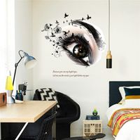 mixed styles Sexy Eye Wall Sticker Girl Bedroom living room ...