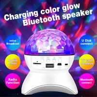 Bluetooth colorful light small speaker mobile phone audio KT...