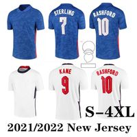 Dimensione: S-4XL Rashford Sterling Kane Kane Soccer Jerseys Uniformi della squadra nazionale Sancho Football Jersey 21 22 Alexander-Arnold Saka Chilwell Shirts