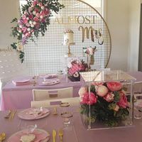 Party Decoration Table Flower Rack Acrylic Crystal Wedding R...