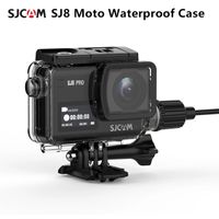 8 motorcycle waterproof case with type c cable for cam 8 pro   sj8 plus   sj8 air 4k action camera