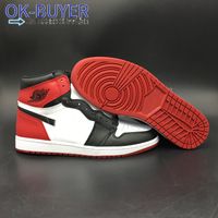 2021 Top Quality Jumpman 1 High OG Shoes de baloncesto para hombre para mujer 1s dedos negros zapatillas deportivas al aire libre con caja
