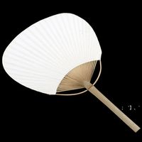 Paddle Hand Fans with Bamboo Frame and Handle Wedding Party Favors Gifts Paddle Paper Fan Spanish Fan HWE12495