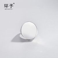 Japanese and Korean S925 Pure Silver Ring Female Fashion Per...