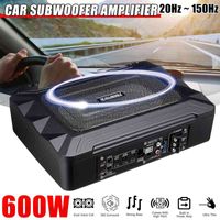 12V 600W Active Speaker Ultra thin Subwfer Bass Amplifier Aut Surrund Sund Car o System