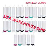 USA Warehouse !!! 20oz sublimation speaker tumblers rechargeable wireless bluetooth tumbler waterproof stainless steel vaccum insulated mug