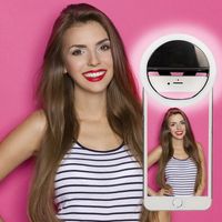 Mini Host Celular Selfie Light LED embelezando o enchimento circular