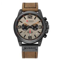 Männer Uhren Top-Marke Luxus Quarz Mens Armbanduhren Leder Militär Datum Männliche Uhr Relogio Masculino