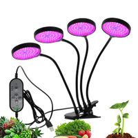 Garden Decorations Plant Grow Lamps with 360 Degrees Flexible Clip USB Power Supply Desktop LED Plant Growth Light