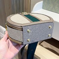 Модная сумка на плече круглая сумочка роскошная дизайнер женщин кросс -корпус кожаные сумочки кошельки высококачественные кошелек мини -сумки сумки для бизнеса.