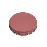 GNPS 50pcs 핑크 알루미늄 뚜껑, 67mm 플라스틱 항아리, 2.64inch 직경 DIY 크림 상자 인감, 화장품, 바디 버터, 목욕 소금 미용 제품 (50 팩)