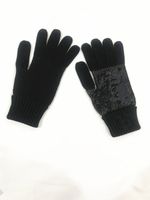 2022 трикотажные перчатки Классический дизайнер осень сплошной цвет европейской и американской письма пара варежки зимняя мода пять пальцев