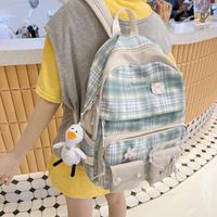 Schultaschen mode mädchen cholle tasche lässig einfache frauen rucksack gestreift buch paketasche für jugendliche reise schulter rucksack