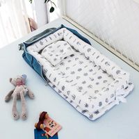 Berce bébé lit portable lit de nid pour garçons girls voyage bébé coton berceau berceau né