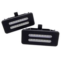 1 Paar Auto Vanity Front Mirror Lights 1210 SMD LED-witte fout Gratis LED voor BMW E71 X6 2008-2014 E70 X5 2007-2013 F25 X3 2011-up