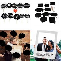 1-21Pcs DIY Photo Booth Props Funny Mask Glasses Mustache Lip On A Stick Birthday Bride Wedding Decoration Party Accessories
