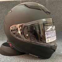 Мотоциклетные шлемы двойной d кольцо полное лицо шлем Shoei Z8 роспись TC-10 езда мотокросс гоночный мотобийский шлем матовый черный