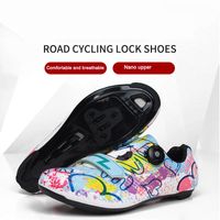 Calçados calçados de corrida de bicicleta de bicicleta feminina bicicleta esportes respiráveis ​​Sneakers Road