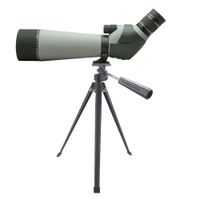 Utomhusjakt 20-60x80 Spotting Scope Zoom Teleskop Kraftfullt monokulär Bak7 Prism Vattentät Dual Focus System med stativ.