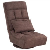 Cadeira dobrável dobrável do assoalho de Waco, sala de estar conforto moderno sofá de moda, sofá-cama estofado reclinável preguiçosa sofá-cama, marrom