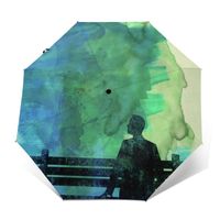 Guarda-chuvas Forrest Gump Guarda-chuva Reforçado Impressão Home UV Proteção automática