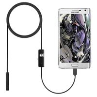Endoscope 8mm Android Waterproof Mobile Phone LED Inspection Camera Borescope Hard/soft Wire Car Pipe IP Cameras