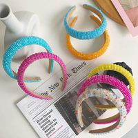 Les accessoires de cheveux filles bâtonnent des bandes de tête bandeaux pour accessoires de mode cristal pour enfants Rainbow B4955