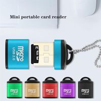 Micro SD / TF Kartenleser USB 2.0 Mini Mobiltelefon Speicherkarten Leser Highspeed USB-Adapter für Laptop-Zubehör A01