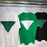 고품질 디자이너 남자 여름 반팔 bv 티셔츠 캐주얼 티셔츠 망 티셔츠 디자이너 티셔츠 녹색 흰색 느슨한 아시아 크기 최고의 의류