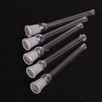Hookahs Down stem Glass Waterpipe Bongs Accessories 10Mm Adapte Nail Oil Rig Smoking Pipe Pipes Hookah Shisha L82B