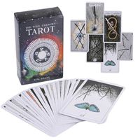 Gioco Tarot 16 Stili Tarops Witch Rider Smith Waiite Shadowsapes Bordo Wild Board Box Colorful Box Versione inglese