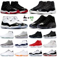 Men Women 11s Basketball Shoes Jumpman 11 Jubilee 25th Anniversary Bred Concord 45 Prom Night Legend Blue Cool Grey Mens Trainers Sport Sneakers