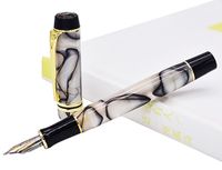 Fountain Pens Kaigelu 316 Celluloid Pen, 22KGP Medium Nib Beautiful Marble Crystal Pattern Ink Pen Writing Gift For Office Business1