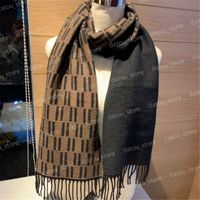 2021 Men Luxury Winter Cashmere Designer Scarf Pashmina For Women Mens Brand Warm Scarf Fashion Womens Shawl Wool Long Scarves Wrap Letter F