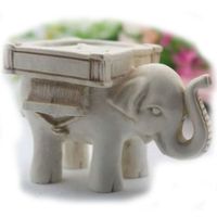 Resin Elephant Candle Holder Bird Design Available House Diy Handmade Wedding Decoration knick-knacks Caft Home Decorations Jewerlly Party Favor Gifts 8.5*5.5*6CM