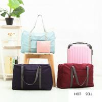 Bolsa de viagem dobrável Bolsas de viagem de nylon bagagem de mão para homens Mulheres moda de viagem Duffle Bags Tote Grandes Bolsas Duffel