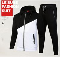 TrackSuit Hommes Set Mode Sportswear SweatSuit Sweat Sweat Suit Jacket Sweat à capuche avec pantalon Mens Sporting Cuisson Mode Jogging Cuissures