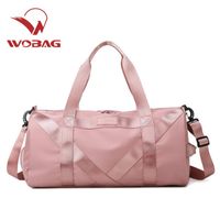 Duffel Bags Wobag Women Large Capacity Multifunction Travel Bag Wet And Dry Separation Fitness Yoga Shoulder Duffle